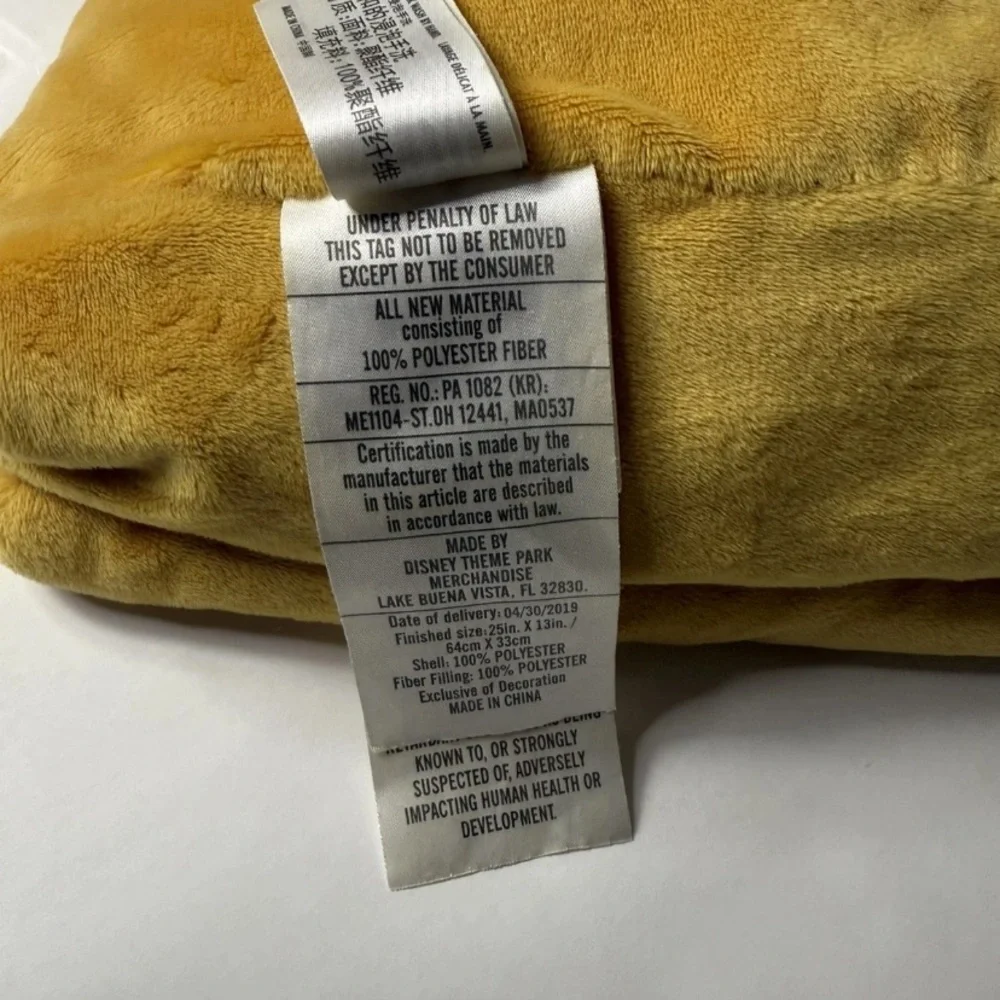 Disney Parks Plush Mickey Mouse Pepperoni Pizza Slice Lg 23”-24” - Picture 9 of 10